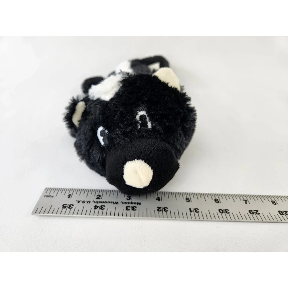 Think Dog Skunk Plush Toy Large Tug Toss Fetch Dog Toy‎ Rope Squeaker Tail